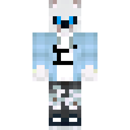 Anthropomorphic Blue Goat in a Light Blue Hoodie — コミュニティの公開スキン
