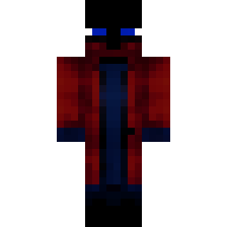 Black Character in Open Red Coat — Skin pública de la comunidad