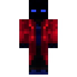 Black Character with Open Red Coat — Skin pública de la comunidad