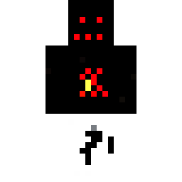 Black Figure with Red Eye and Flames — Skin pública de la comunidad