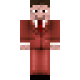 Herobrine in a Wine Red Suit — Skin pública de la comunidad
