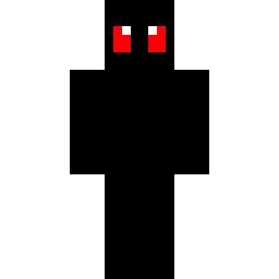 Black Character in White Suit with Red Eyes — Skin pública de la comunidad