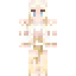 Elven Woman with White Hair and Circlet — Skin pública de la comunidad