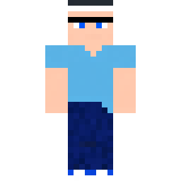 Simple Blue Gamer Skin — Skin pública de la comunidad