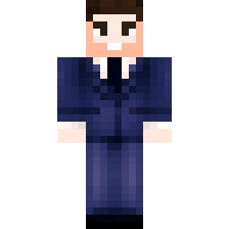 Short-Haired Young Man in Navy Blue Suit — Skin pública de la comunidad