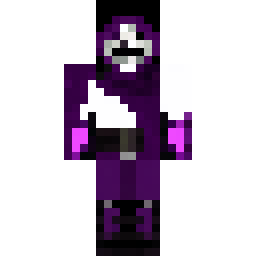 Hooded Necromancer with Purple Runes — Skin pública de la comunidad