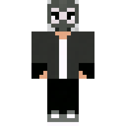 Silver Techwear Robotic Skull Mask Skin — Skin pública de la comunidad