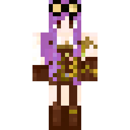 Lavender-Haired Steampunk Woman — Skin pública de la comunidad