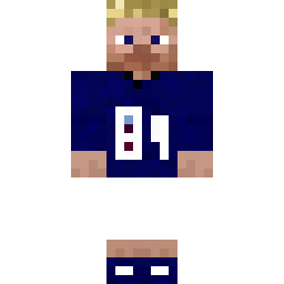 Navy and White Football Player Skin — Skin pública de la comunidad