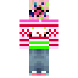 Sage Green TV Head in Striped Sweater — Skin pública de la comunidad