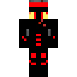 Red and Black Cyberpunk Cyborg Knight — Skin pública de la comunidad