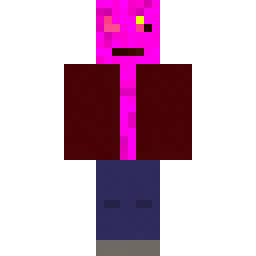 Pink-Purple Figure with Red Eyes and Big M — Skin pública de la comunidad
