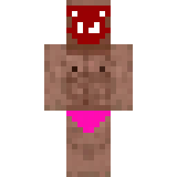 Pink-Purple Figure with Red Eyes and Back M — Skin pública de la comunidad