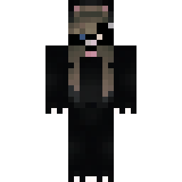 Black Figure with Black Fur Ushanka — Skin pública de la comunidad