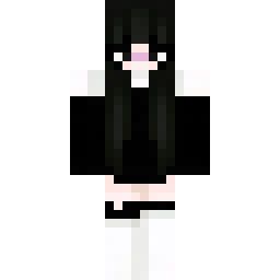Asymmetrical Black Uniform Female Character — Skin pública de la comunidad