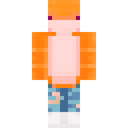 Orange Axolotl in Flannel and Jeans — Skin pública de la comunidad