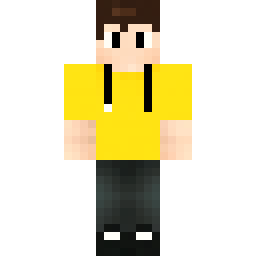 Мальчик в жёлтой толстовке и чёрных штанах — Skin pública de la comunidad