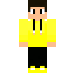 Мальчик в жёлтой толстовке и чёрных штанах — Skin pública de la comunidad