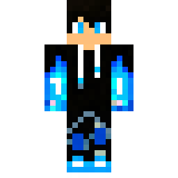 Modern YouTuber-Style Lightning Hoodie Character — Skin pública de la comunidad