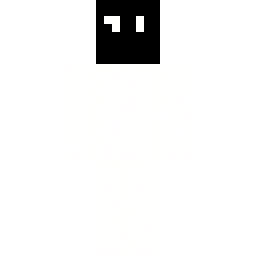 Black Figure with White Eyes and Wristbands — Skin pública de la comunidad