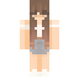 Cute girl in crop top and shorts — Skin pública de la comunidad