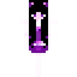 Black-Haired Cat Girl with Purple Eyes — Skin pública de la comunidad