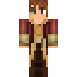 Stern Young Trainer in Brown-and-Gold Robes — Skin pública de la comunidad