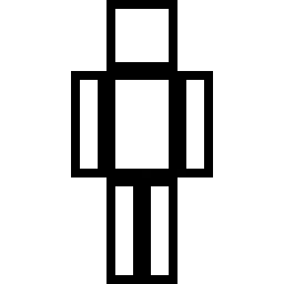 White and Black Glitch Skin — 公开社区作品