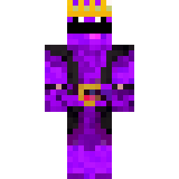 Purple D&D Character with Crown and Sunglasses — Skin pública de la comunidad
