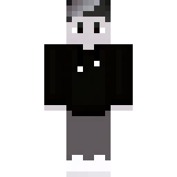 Minimalistischer Skin mit schwarzem Hoodie — Skin pública de la comunidad