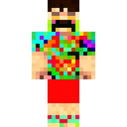 Muscular Tropical Skin with 3D Hair and Shoes — Skin pública de la comunidad