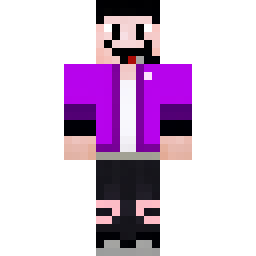 Purple and Black Jacket Boy with Headphones — Skin pública de la comunidad