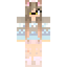 Shy Anthropomorphic Deer Girl in Blue Sweater — Skin pública de la comunidad
