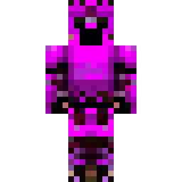 Purple Knight with Glowing Magenta Eyes — Skin pública de la comunidad