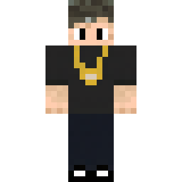Goldketten-Outfit mit Mittelscheitel — Skin pública de la comunidad