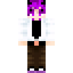 Purple Anime Catboy with Heterochromia — Skin pública de la comunidad