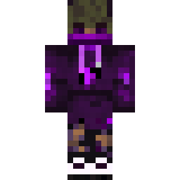 Кибер-стрит скин в чёрно-фиолетовых тонах — Skin pública de la comunidad