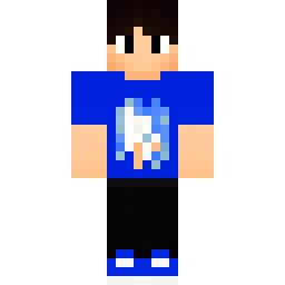 Blusa de Lobo Azul com Cabelo Embaraçado — Skin pública de la comunidad