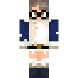 Cozy Scholar with Silver Curls — Skin pública de la comunidad
