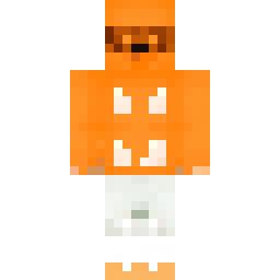 Orange Guinea Pig with White Jeans and Drippy Glasses — Skin pública de la comunidad