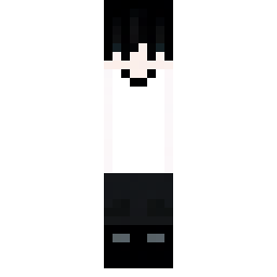 Minimalist E-Boy with Messy Black Hair — Skin pública de la comunidad