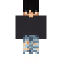 Chico lindo con cabello negro — Skin pública de la comunidad