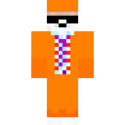 Orange Traffic Cone Character Skin — Skin pública de la comunidad
