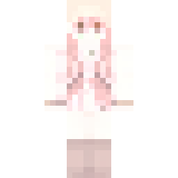Anime Girl with Pink Hair and Ash Blonde Roots — Skin pública de la comunidad