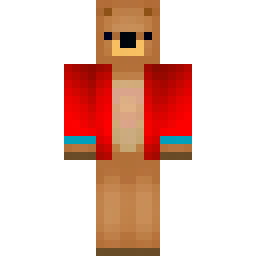 Paddington Bear in Blue Duffle Coat and Red Bucket Hat — Skin pública de la comunidad