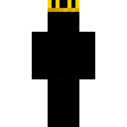 Pitch-Black Crown PvP Minecraft Skin — 公开社区作品