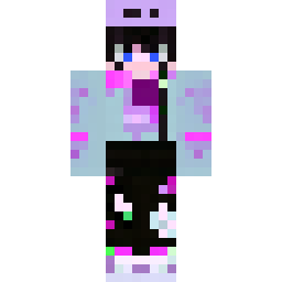 Cyberpunk Anime Man with Neon Visor — Skin pública de la comunidad