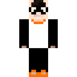 Black Hooded Character with Orange Lens — Skin pública de la comunidad