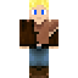 Blonde Character in Burnt-Design Leather Gabán — Skin pública de la comunidad