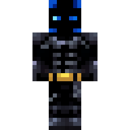 Dark Knight with Glowing Blue Features — Skin pública de la comunidad